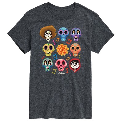 Men's - Coco - Musical Skulls Short Sleeve Graphic T-Shirt