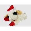Lamb Chop Christmas Dog Toy with Santa Hat 6", 2 Pack - 2 of 3