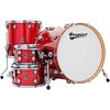 Premier Genista Classic Birch 4-Piece Shell Pack With 22" Bass Drum Red Sparkle - 3 of 4