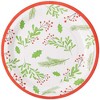 Juvale 80-Pack Holly Berries Christmas Paper Plates, 9 Inches Decorative Paper Plates, Christmas Decorations - 4 of 4