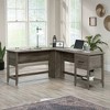 Summit Station L-Shaped Desk Pebble Pine - Sauder: Home Office Workstation with File Drawer & Cable Management - 2 of 4