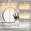 Bathroom Light Fixtures, Chrome Bathroom Vanity Light - 3 Color Dimmable Vanity Lights, Bathroom Lighting Fixtures Over Mirror - 3 of 4