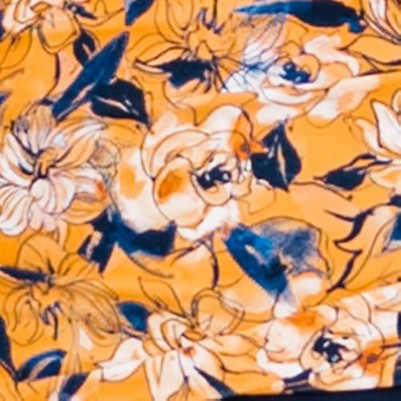 tangerine floral