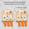 Big Dot of Happiness Nothin' But Net - Basketball - Baby Shower or Birthday Party Game Pickle Cards - Pull Tabs 3-in-a-Row - Set of 12 - 3 of 4