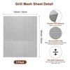 Unique Bargains M Reusable Nonstick Grilling Outdoor Grill Mat - 3 of 4