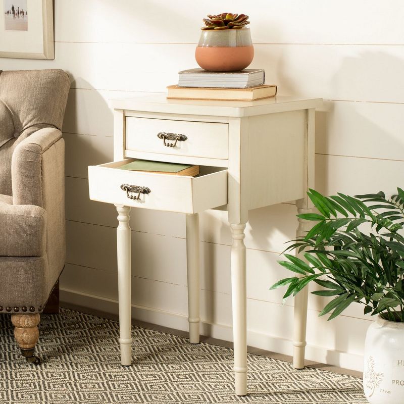 Marilyn End Table With Storage Drawers  - Safavieh, 3 of 10
