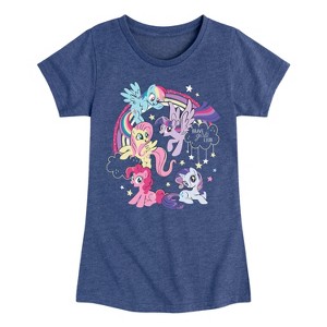 Girls' - My Little Pony - Brave Girls Club Fitted Short Sleeve Graphic T-Shirt - 1 of 3