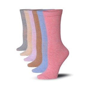 Neutral Pastel Socks - 6 Pack - 1 of 4