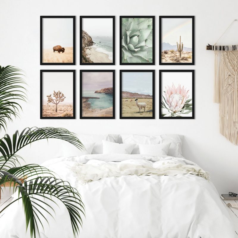 Neutral Nature Photography by Sisi and Seb - coastal 8 Piece Black Framed Art Set - Americanflat, 3 of 13