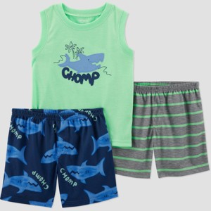 Carter's Just One You® Toddler Boys' 3pc Pajama Set - 1 of 4
