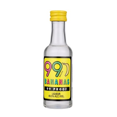 99 Bananas Liqueur - 50ml Plastic Bottle