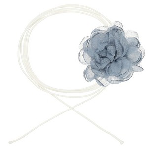 Unique Bargains Prom Wedding Adjustable Delicate Fabric Camellia Choker Necklace 82.68" - 1 of 4