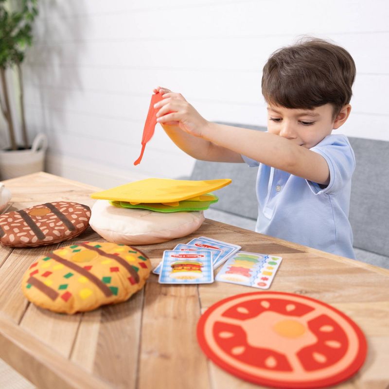 Melissa &#38; Doug Burger Matching, Catching, and Stacking Games, 5 of 10