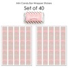Big Dot of Happiness Rose Gold Grad - Mini Candy Bar Wrapper Stickers - Graduation Party Small Favors - 40 Count - 3 of 4
