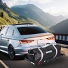 Hitch Mount Cargo Carrier Basket, Hauling Weight Capacity of 500 Lbs Hitch Cargo Carrier Rear Luggage Basket for Car SUV Camping Traveling - 2 of 4