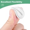 Unique Bargains Silicone Waterproof Durable Shock Absorption Mechanical Fasteners White - 4 of 4