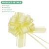 Unique Bargains Plastic Durable Glossy Waterproof Ribbon Large Pull Bow 10 Pcs - 2 of 4