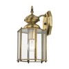 Livex Lighting Outdoor Basics 1 - Light Wall Light in  Antique Brass - 4 of 4