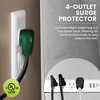 GoGreen Power Inc. 6-ft Cord Surge Protector with 4 Outlets, USB-A and USB-C, 450 Joules - Compact, Heavy Duty, Circuit Breaker - GG-1462USBC - 3 of 4