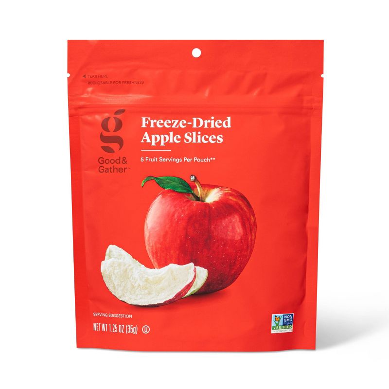 Freeze Dried Apple Slices - 1.25oz - Good & Gather&#8482;, 1 of 7