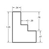 Jerry's Artarama Cardinali Renewal Core Floater Frames - 3 Pack of 3/4" Deep Frames for Canvas, Artwork, Paintings, & More! - [Black - 16x20"] - 4 of 4