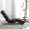 NicBex Modern Massage Recliner Chair, Linen Fabric Accent Chair with Side Pocket, Ergonomic Lounger for Living Room, Bedroom - 2 of 4