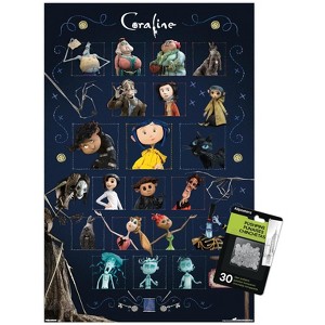 Trends International Coraline - Grid Unframed Wall Poster Prints - 1 of 4