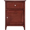NicBex Nightstand with Drawer and Door Modern End Table with Large Storage Space for Bedroom,Living Room - 3 of 4