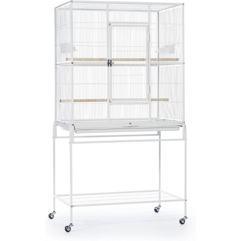 Prevue Pet Products Wrought Iron Flight Cage with Stand, Chalk White (F047) - image 1 of 4