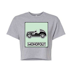 Women's - Monopoly - Car Game Token Cropped Graphic T-Shirt - 1 of 4