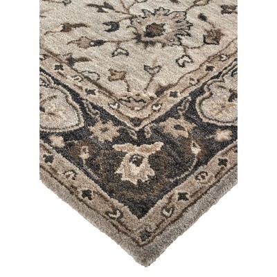 Eaton Gray and Taupe Hand-Tufted Wool Area Rug