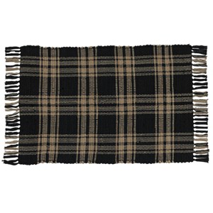 Park Designs Sturbridge Rag Rug 24X42 Blk - 1 of 3