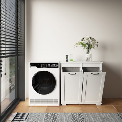 VYNXARIA Laundry Cabinet ,with 2 Removable Liner Bags