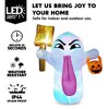 SYNCFUN 5 FT Halloween Inflatable Cute Ghost with Pumpkin Candy Basket and BOO Candy Sign, for Halloween Outdoor Decoration Yard, Garden, Lawn Decor - 2 of 4