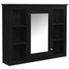 NicBex Wall Mounted Bathroom Storage Cabinet,35'' x27.5'' Medicine Cabinet with 6 Open Shelves and Mirror,Bathroom Storage Cabinet for Bathroom - 4 of 4