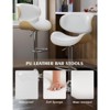 Gikpal Barstools, Adjustable Bentwood Barstools, Modern PU Leather Upholstered Bar Chair with Back and Footrest, for Bar, Dining Room - 2 of 4