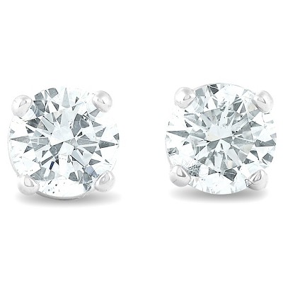 Pompeii3 3/8ct Diamond Studs 14k White Gold With Push Backs : Target