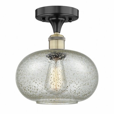 Gorham - 1 Light Semi-Flush Mount In Industrial Style-10.75 Inches Tall and 9.5 Inches Wide