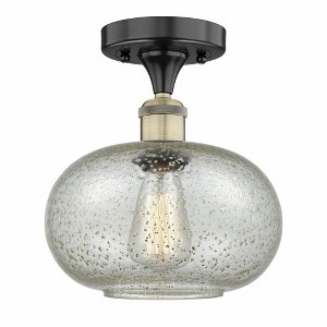 Gorham - 1 Light Semi-Flush Mount In Industrial Style-10.75 Inches Tall and 9.5 Inches Wide - 1 of 1