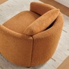 VANOMi 34.1" Modern Upholstered Barrel Accent Chair-Curry - 4 of 4