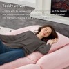 ORRD 5-Position Folding Lounge Chair - Plush Floor Sofa for Gaming, Meditation & Relaxation（Beige） - 2 of 4