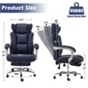 Rbied Ergonomic Office Chair Home Desk Chair with Retractable Footrest and Adjustable Backrest, Reclining Office Chair with Linkage Armrest - 4 of 4