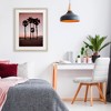 Stupell Industries Stanta Monica Palms Pink Framed Print Under Glass Art - 3 of 4