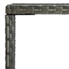 vidaXL Patio Bar Table Gray 27.6Inchx27.6Inchx43.3Inch Poly Rattan and Glass - 4 of 4