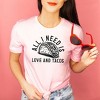 Simply Sage Market Women's Valentine Taco Short Sleeve Graphic Tee - 2 of 3