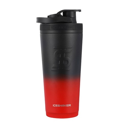 26oz Red Black Ombre Ice Shaker