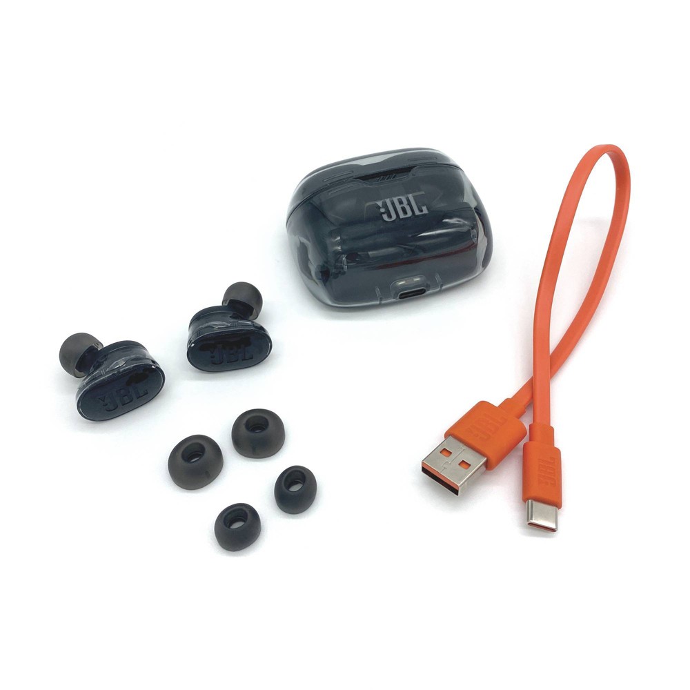 Refurbished JBL Tune Buds True Wireless Bluetooth Active Noise Canceling Earbuds - Ghost Black Target Certified Refurbished