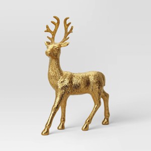 12" Christmas Foil Deer with Glittered Antler - Wondershop™ - 1 of 3