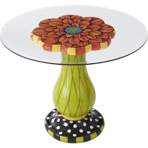 BrylaneHome Outdoor Flower Pedestal Table - 1 of 1