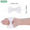 Unique Bargains Polyester Craft DIY Decorative Ribbon Twist Tie Bows 2.4x2.8" 24 Pcs - 3 of 4